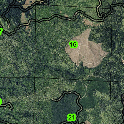 Sisters Rock T34S R14W Township Map Preview 3