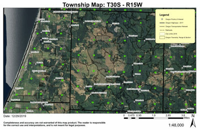 Grizzly Peak T41S R6W Township Map Preview 1