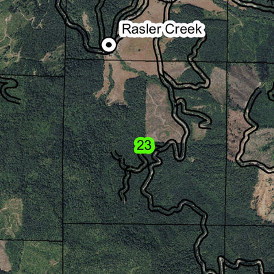 Yellow Jacket Mountain T41S R2W Township Map Preview 2