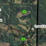 Squaw Lakes T41S R3W Township Map Preview 3