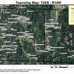 Bandon T28S R14W Township Map Preview 1