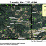 Reston T28S R8W Township Map Preview 1