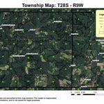 Camas Creek T28S R9W Township Map Preview 1