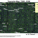 White Rock T28S R3W East 1/2 Township Map Preview 1