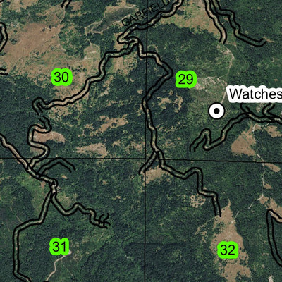 Seattle Bar T41S R4W Township Map Preview 3