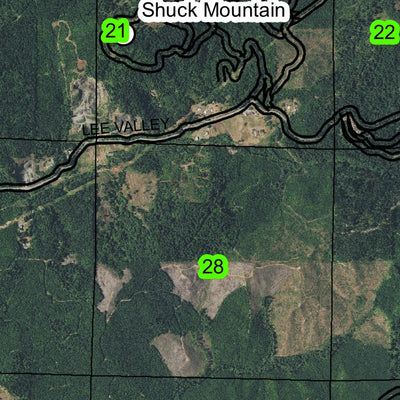 Lampa Mountain T28S R13W Township Map Preview 3