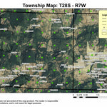 Tenmile Valley T28S R7W Township Map Preview 1