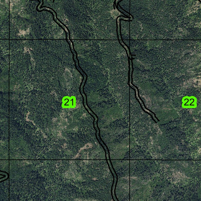 Boulder Rock T28S R1W Township Map Preview 3