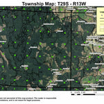 Ward Creek T29S R13W Township Map Preview 1