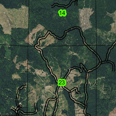 Ward Creek T29S R13W Township Map Preview 2