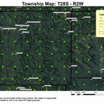 Cultus Lake T28S R2W Township Map Preview 1