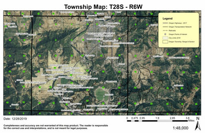 Winston T28S R6W Township Map Preview 1