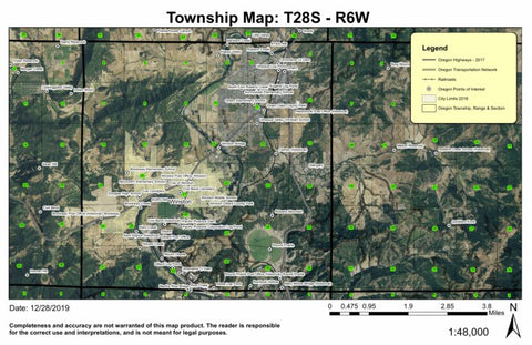 Winston T28S R6W Township Map Preview 1
