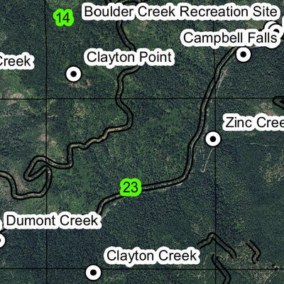 Dumont Creek T29S R1W Township Map Preview 2