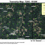 Remote T29S R10W Township Map Preview 1