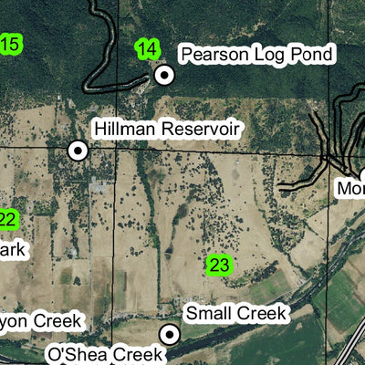 Canyonville T30S R5W Township Map Preview 2