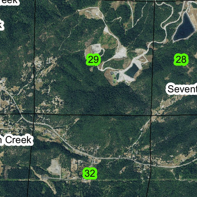 Canyonville T30S R5W Township Map Preview 3