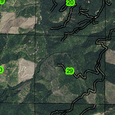 Bone Mountain T30S R10W Township Map Preview 3