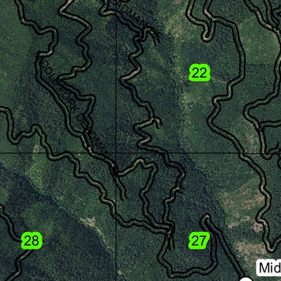 South Myrtle Creek T29S R3W East 1/2 Township Map Preview 2