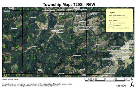 Boomer Hill T29S R6W Township Map Preview 1