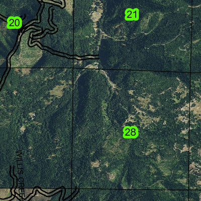 Ollala T29S R7W Township Map Preview 3