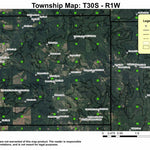 Pickett Butte T30S R1W Township Map Preview 1