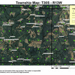 Bennett Butte T30S R13W Township Map Preview 1