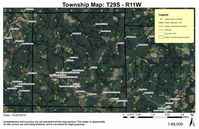 Bridge T29S R11W Township Map Preview 1