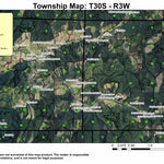 Bland Mountain T30S R3W Township Map Preview 1