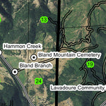 Bland Mountain T30S R3W Township Map Preview 2