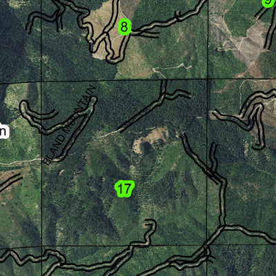 Bland Mountain T30S R3W Township Map Preview 3
