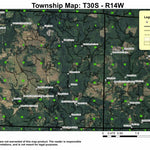 Hare T30S R14W Township Map Preview 1