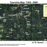 Twelvemile Creek T30S R9W Township Map Preview 1