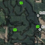 Twelvemile Creek T30S R9W Township Map Preview 2