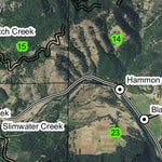 Days Creek T30S R4W Township Map Preview 2