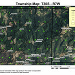 Buck Mountain T30S R7W Township Map Preview 1