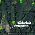 Buck Mountain T30S R7W Township Map Preview 2