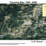 Nickel Mountain T30S R6W Township Map Preview 1