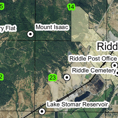 Nickel Mountain T30S R6W Township Map Preview 2
