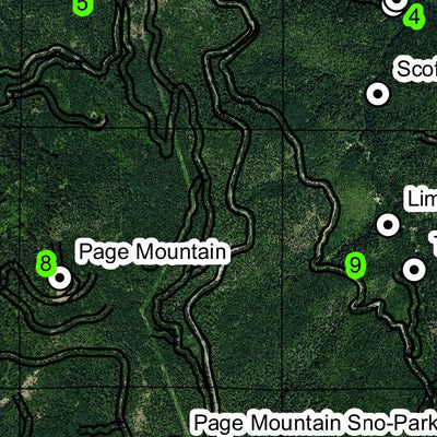 Page Mountain T41S R7W Township Map Preview 2