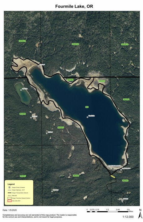 Fourmile Lake, Oregon Preview 1