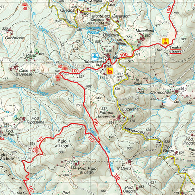 Montagnola Senese - Carta dei Sentieri Preview 3