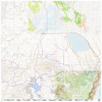 Central Oregon Where to Ride: Crescent Lake, Fort Rock, Silver Lake and the Diablo Rim. Map #9 Preview 1