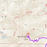 Central Oregon Where to Ride: Crescent Lake, Fort Rock, Silver Lake and the Diablo Rim. Map #9 Preview 3