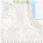 Central Oregon Where to Ride: Crescent Lake, Fort Rock, Silver Lake and the Diablo Rim. Map #11 Preview 1