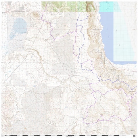 Central Oregon Where to Ride: Crescent Lake, Fort Rock, Silver Lake and the Diablo Rim. Map #11 Preview 1