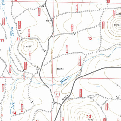 Central Oregon Where to Ride: Crescent Lake, Fort Rock, Silver Lake and the Diablo Rim. Map #8 Preview 2
