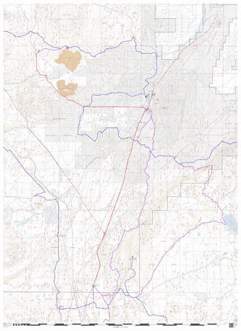 Central Oregon Where to Ride: Crescent Lake, Fort Rock, Silver Lake and the Diablo Rim. Map #4 Preview 1