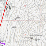 Central Oregon Where to Ride: Crescent Lake, Fort Rock, Silver Lake and the Diablo Rim. Map #4 Preview 3
