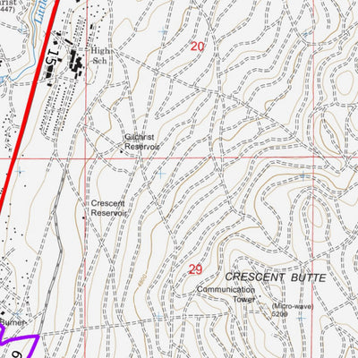 Central Oregon Where to Ride: Crescent Lake, Fort Rock, Silver Lake and the Diablo Rim. Map #4 Preview 3
